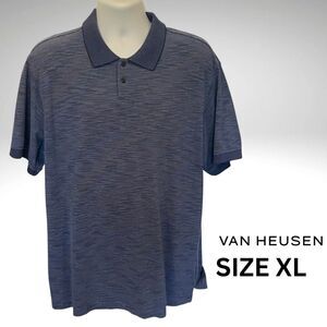 Van Heusen Men's Blue Polo Shirt. Size XL